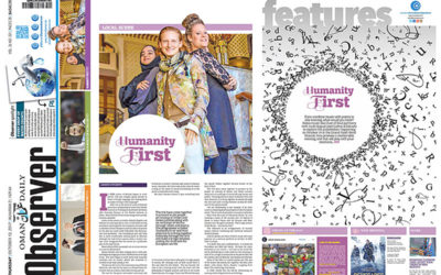Oman Observer article about ‘Humanity First’