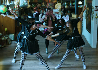 Wonderland video project with Swiss dance group and female rapper